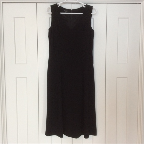 Talbots Formal Black Dress Sleeveless - Size 8 - Picture 1 of 11